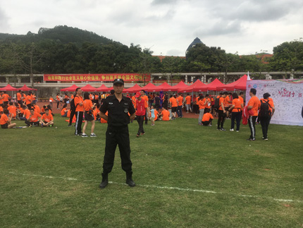 與愛(ài)同行——第二屆寶安慈善微跑活動(dòng)安保護(hù)衛(wèi)